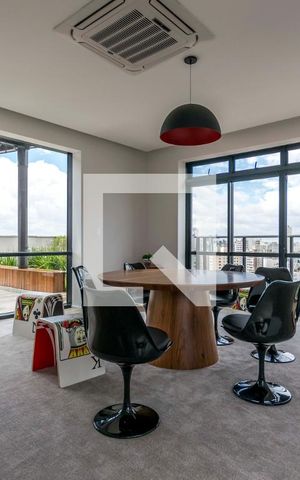Studio para alugar com 37m², 1 quarto e 1 vagaÁrea comum - Salão de jogos (Cobertura)