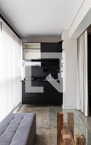 Studio para alugar com 37m², 1 quarto e 1 vagaVaranda