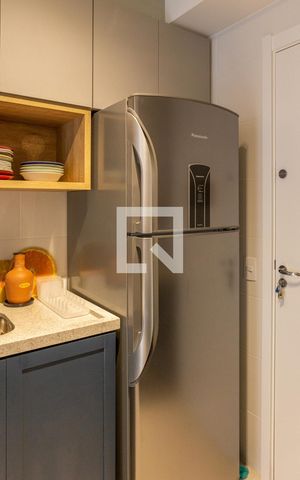 Apartamento para alugar com 28m², 1 quarto e sem vaga Apartamento para alugar com 28m², 1 quarto e sem vagaCozinha e Área de Serviço