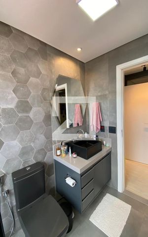 Apartamento à venda com 70m², 2 quartos e 1 vagaBanheiro da Suíte 1