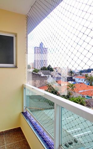 Apartamento à venda com 89m², 2 quartos e 2 vagasVaranda do Quarto Suíte