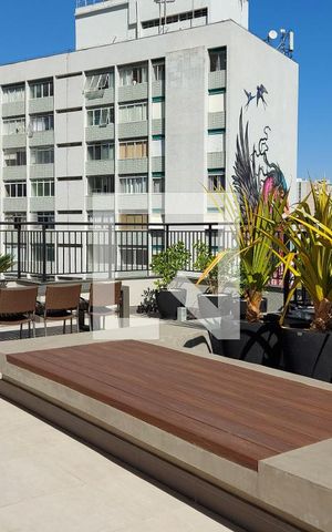 Studio para alugar com 29m², 1 quarto e sem vaga Studio para alugar com 29m², 1 quarto e sem vagaTerraço