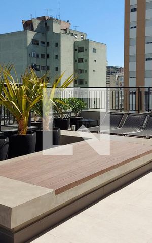 Studio para alugar com 29m², 1 quarto e sem vaga Studio para alugar com 29m², 1 quarto e sem vagaTerraço