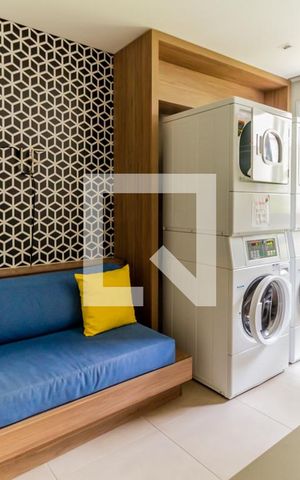Studio para alugar com 36m², 1 quarto e 1 vagaLavanderia