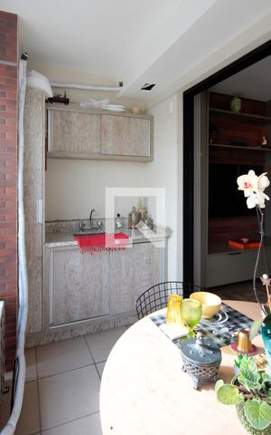 Studio à venda com 42m², 1 quarto e 1 vagaVaranda
