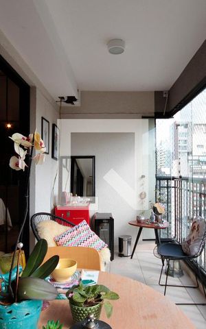 Studio à venda com 42m², 1 quarto e 1 vagaVaranda