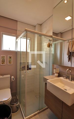 Apartamento à venda com 67m², 2 quartos e 1 vagaBanheiro Social