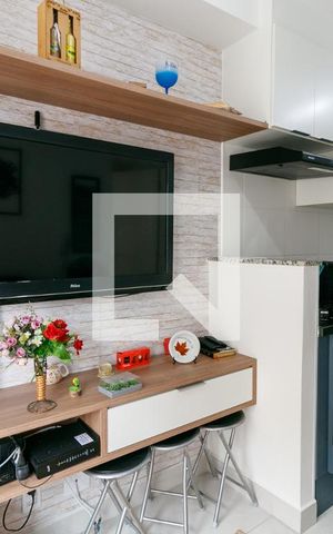 Studio à venda com 28m², 1 quarto e sem vaga Studio à venda com 28m², 1 quarto e sem vagaSala