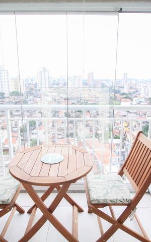 Apartamento para alugar com 42m², 1 quarto e 1 vaga Apartamento para alugar com 42m², 1 quarto e 1 vagaSacada Sala