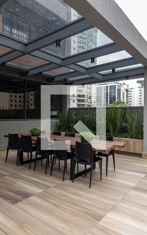 Studio à venda com 32m², 1 quarto e sem vagaChurrasqueira