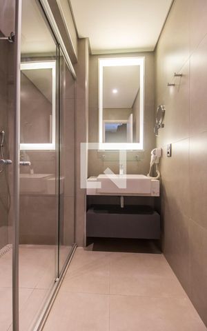 Apartamento à venda com 32m², 1 quarto e 1 vagaBanheiro