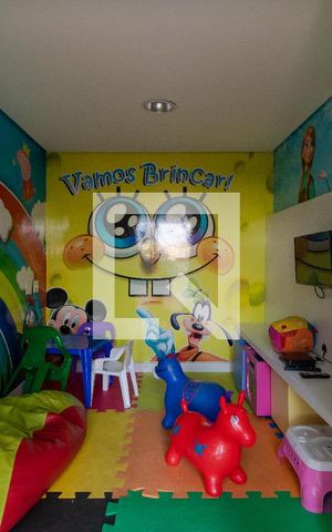 Apartamento para alugar com 60m², 2 quartos e 1 vaga Apartamento para alugar com 60m², 2 quartos e 1 vagaÁrea Comum - Brinquedoteca