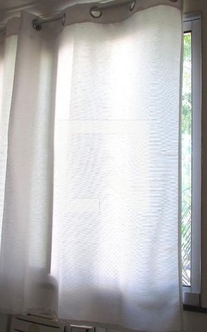 Apartamento para alugar com 50m², 2 quartos e 1 vagaDetalhe do Quarto 1 - Cortina