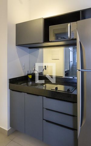 Studio para alugar com 36m², 1 quarto e sem vaga Studio para alugar com 36m², 1 quarto e sem vagaCozinha