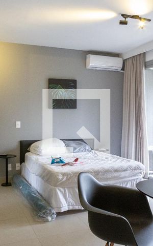 Studio para alugar com 36m², 1 quarto e sem vaga Studio para alugar com 36m², 1 quarto e sem vagaSala/Quarto