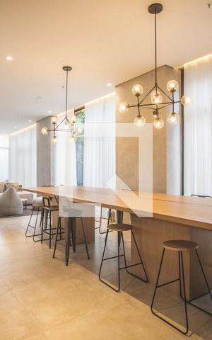 Studio para alugar com 25m², 1 quarto e sem vaga Studio para alugar com 25m², 1 quarto e sem vagaHall Social