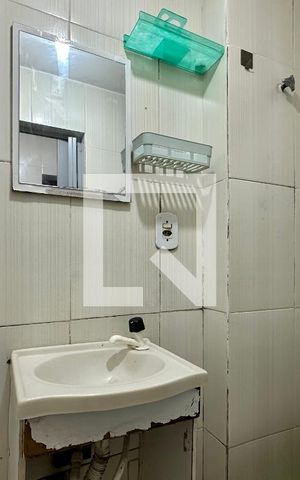 Studio para alugar com 26m², 1 quarto e sem vaga Studio para alugar com 26m², 1 quarto e sem vagaBanheiro