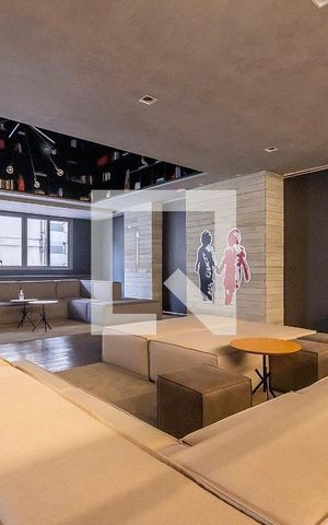 Studio para alugar com 19m², 1 quarto e sem vaga Studio para alugar com 19m², 1 quarto e sem vagaSalão de festas