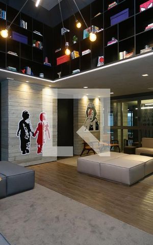 Studio para alugar com 19m², 1 quarto e sem vaga Studio para alugar com 19m², 1 quarto e sem vagaSalão de festas