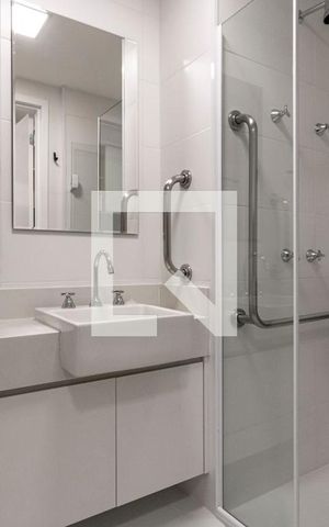 Studio à venda com 29m², 1 quarto e sem vaga Studio à venda com 29m², 1 quarto e sem vagaBanheiro do Studio