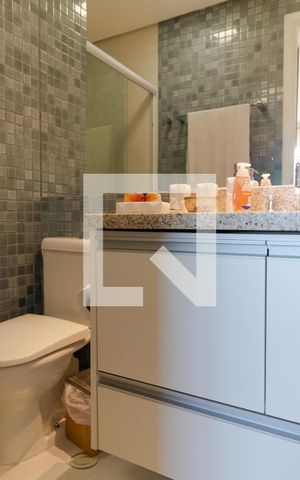 Apartamento à venda com 47m², 1 quarto e 1 vaga Apartamento à venda com 47m², 1 quarto e 1 vagaBanheiro
