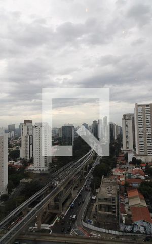 Studio à venda com 46m², 1 quarto e 1 vagaVista da varanda