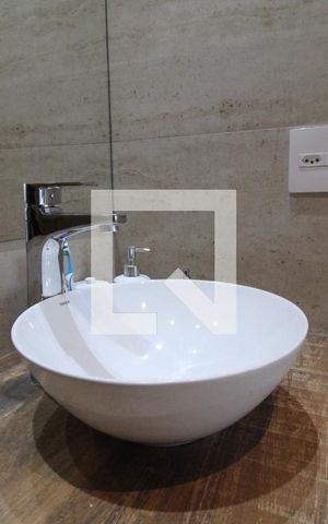 Studio à venda com 46m², 1 quarto e 1 vagaPia do banheiro