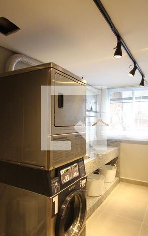 Apartamento para alugar com 33m², 1 quarto e sem vagaLavanderia