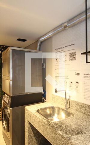 Apartamento para alugar com 33m², 1 quarto e sem vagaLavanderia