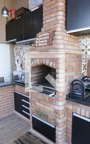 Apartamento para alugar com 200m², 4 quartos e 3 vagasÁrea Gourmet - Churrasqueira