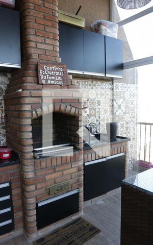 Apartamento para alugar com 200m², 4 quartos e 3 vagasÁrea Gourmet - Churrasqueira