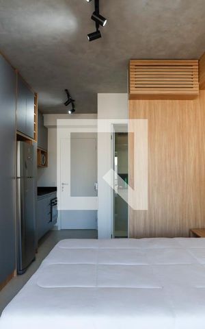 Studio para alugar com 24m², 1 quarto e sem vagaQuarto