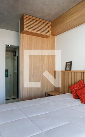 Studio para alugar com 24m², 1 quarto e sem vagaQuarto
