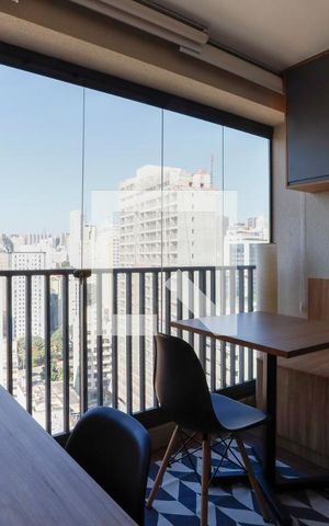 Studio para alugar com 24m², 1 quarto e sem vagaVaranda