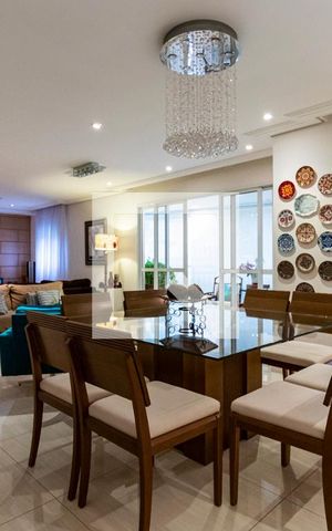Apartamento à venda com 170m², 3 quartos e 3 vagasSala