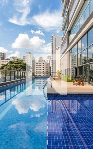 Studio para alugar com 24m², 1 quarto e sem vagaÁrea comum - Piscina