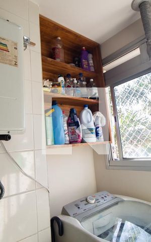 Apartamento para alugar com 50m², 2 quartos e 1 vaga Apartamento para alugar com 50m², 2 quartos e 1 vagaÁrea de serviço