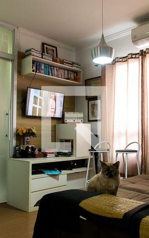 Apartamento para alugar com 32m², 1 quarto e 1 vaga Apartamento para alugar com 32m², 1 quarto e 1 vagaSala