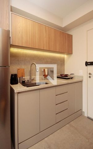 Studio à venda com 25m², 0 quarto e sem vagaCozinha