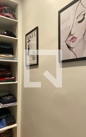 Apartamento à venda com 46m², 1 quarto e 1 vagaCloset da suíte