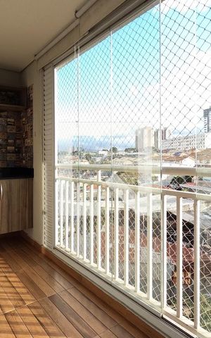 Apartamento à venda com 62m², 2 quartos e 1 vagaVaranda