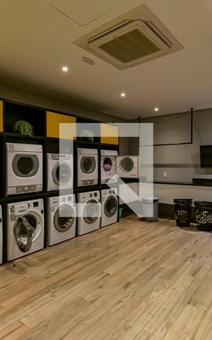 Studio para alugar com 23m², 1 quarto e sem vagaÁrea comum - Lavanderia