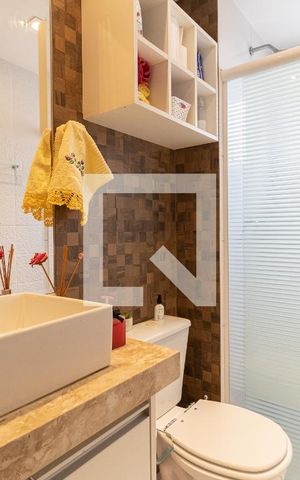 Apartamento à venda com 50m², 2 quartos e 1 vaga Apartamento à venda com 50m², 2 quartos e 1 vagaBanheiro