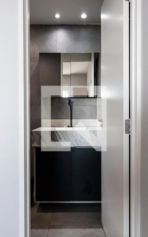 Apartamento à venda com 35m², 1 quarto e sem vagaBanheiro da Suíte