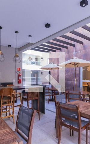 Apartamento para alugar com 39m², 1 quarto e 1 vaga Apartamento para alugar com 39m², 1 quarto e 1 vagaÁrea comum - churrasqueira