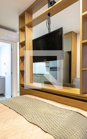 Studio para alugar com 25m², 1 quarto e sem vaga Studio para alugar com 25m², 1 quarto e sem vagaQuarto
