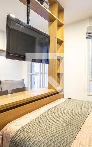 Studio para alugar com 25m², 1 quarto e sem vaga Studio para alugar com 25m², 1 quarto e sem vagaQuarto