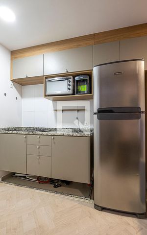 Studio para alugar com 25m², 1 quarto e sem vaga Studio para alugar com 25m², 1 quarto e sem vagaCozinha