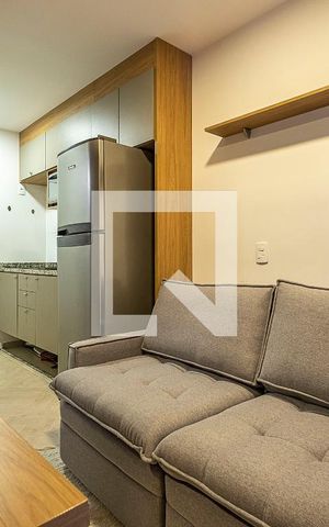 Studio para alugar com 25m², 1 quarto e sem vaga Studio para alugar com 25m², 1 quarto e sem vagaSala