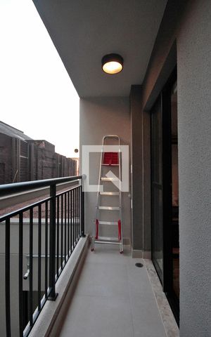Studio à venda com 22m², 1 quarto e sem vagaVaranda